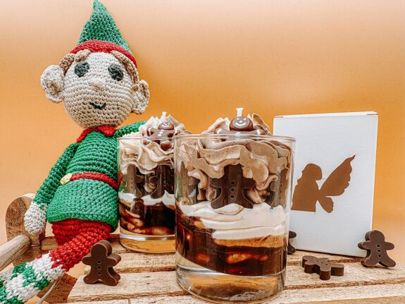Bougie Gourmande de Noël – Pain d’Épices – Artisanat Français