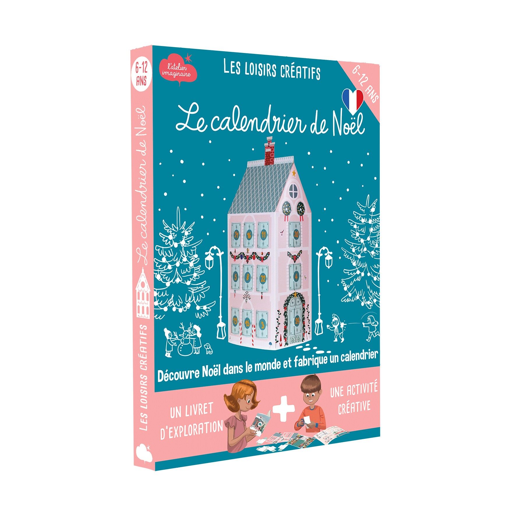 Coffret Créatif Calendrier de l’Avent + Livret – L’Atelier Imaginaire