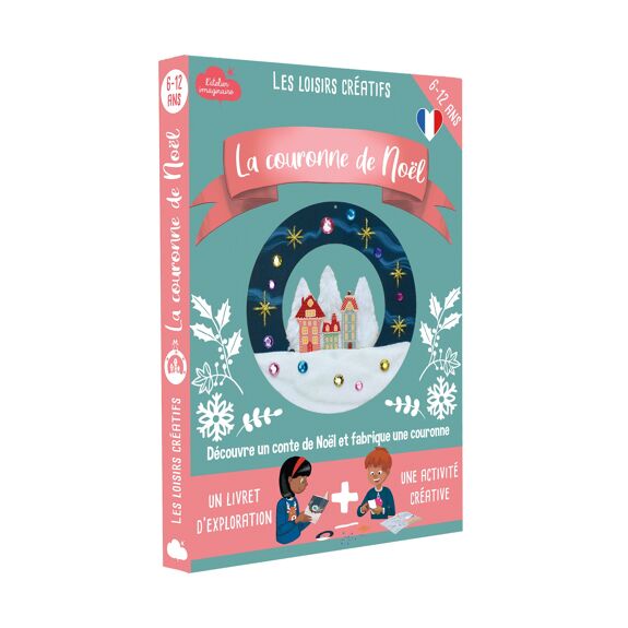 Coffret Créatif Couronne de Noël + Livret – L’Atelier Imaginaire
