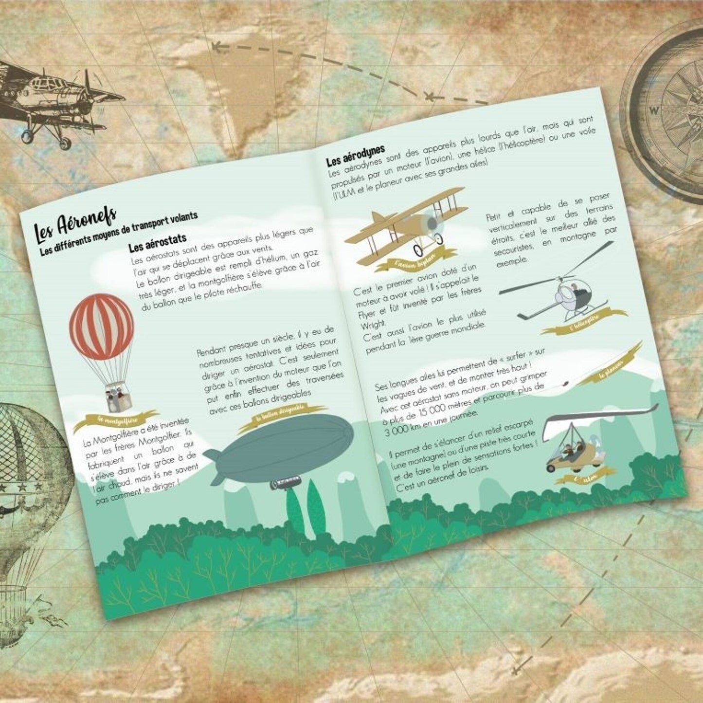 Coffret Créatif Montgolfière + Livret – L’Atelier Imaginaire
