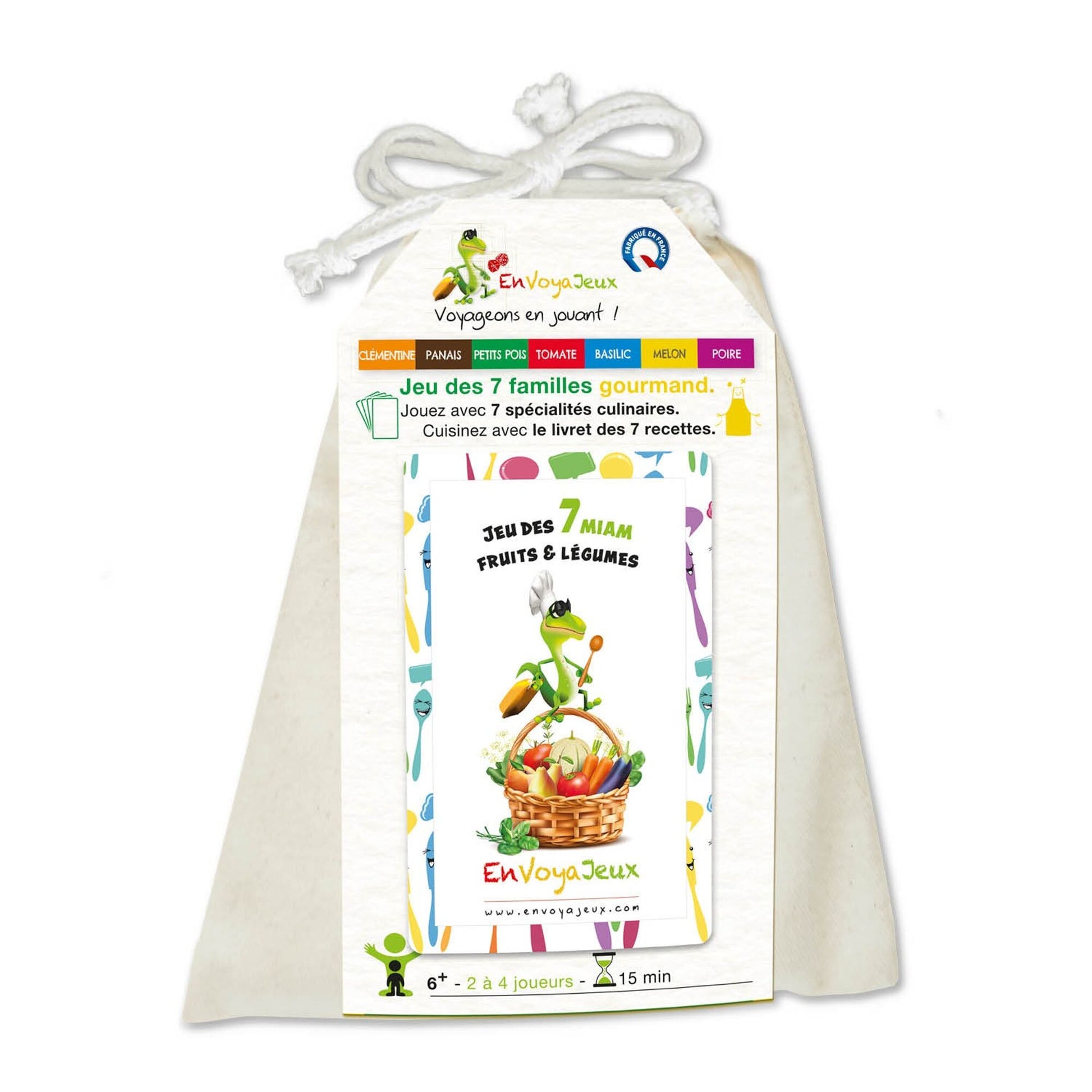 Jeu de Cartes 7 MIAM – Fruits & Légumes