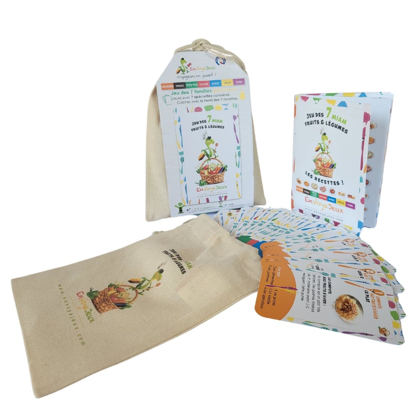 Jeu de Cartes 7 MIAM – Fruits & Légumes