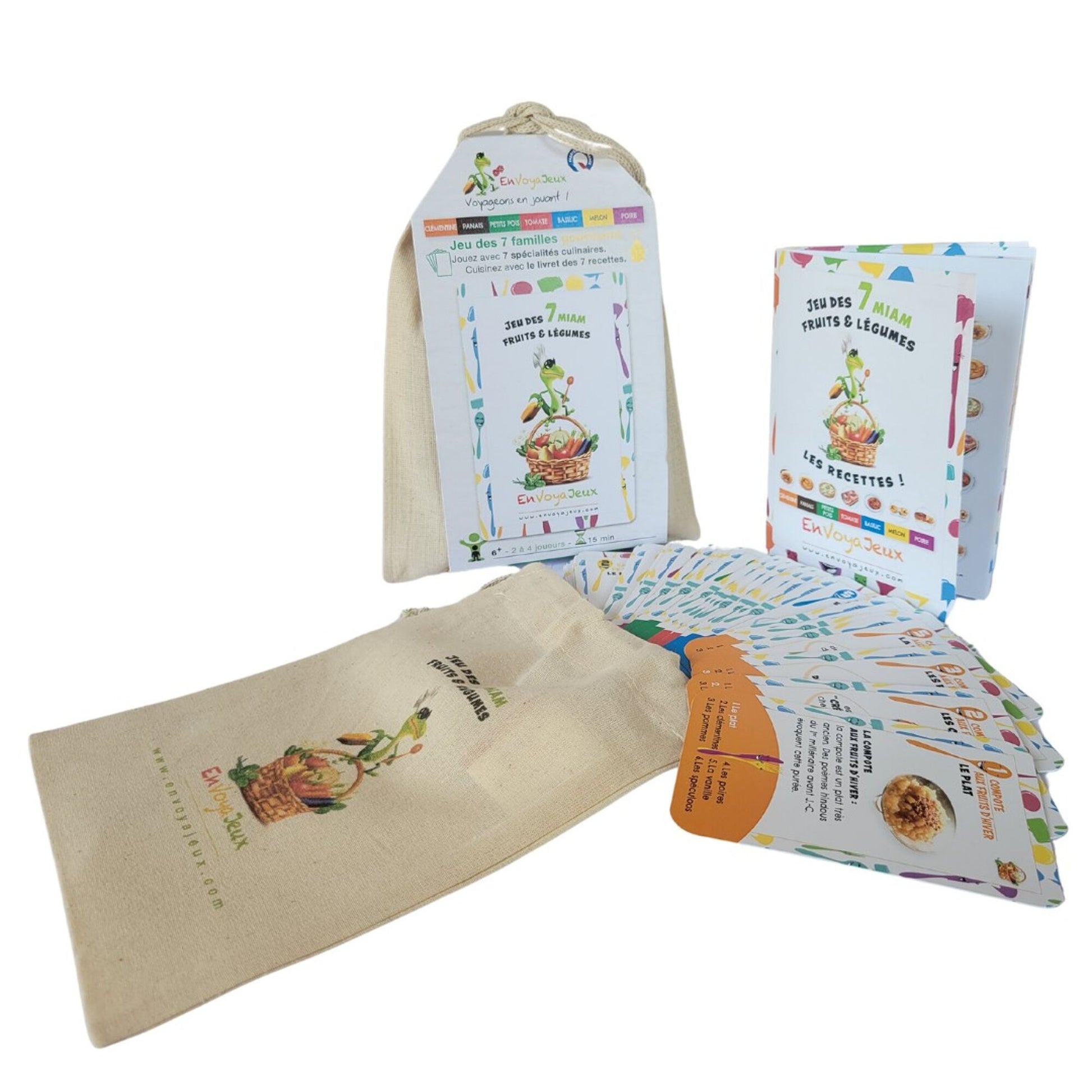 Jeu de Cartes 7 MIAM – Fruits & Légumes