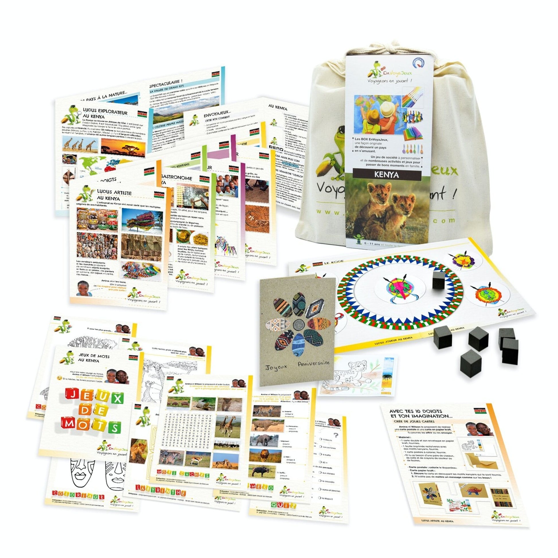 Jeu évasion Voyageons en jouant – Destination Kenya