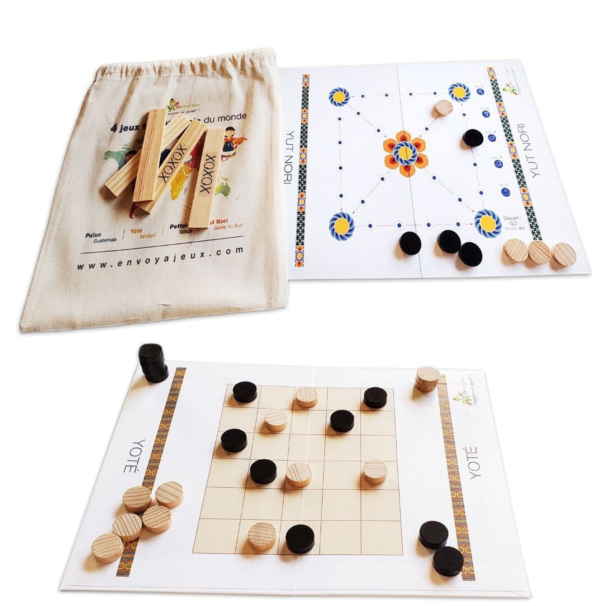 Pochon – 4 Jeux traditionnels du Monde