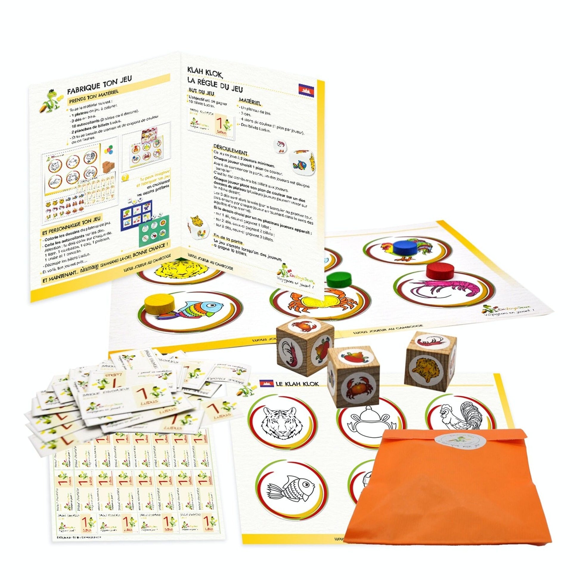 Kit d’activités éducatif – Voyageons en jouant Cambodge