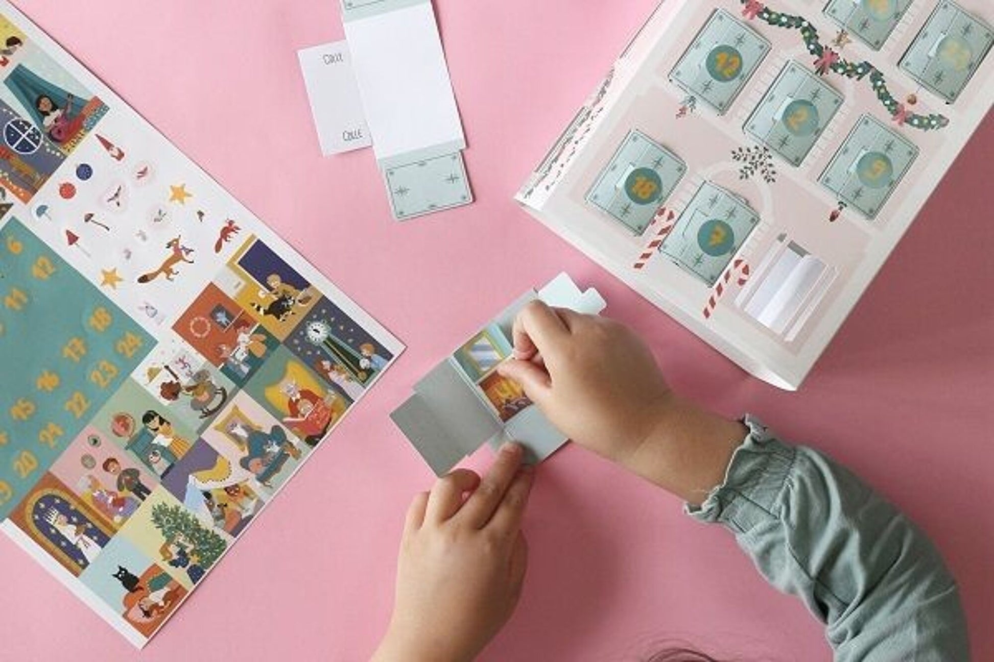 Kit Calendrier de l’Avent à Construire – Bilingue Français / Anglais