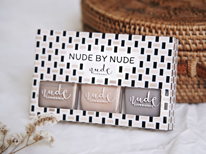 NUDE BY NUDE – 3 Vernis Biosourcés | Nude Experience | Made in France