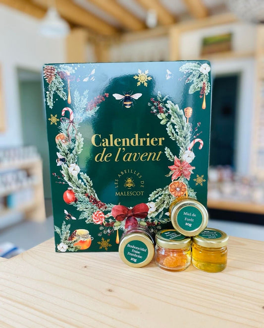 Calendrier de l’Avent Miel & Gourmandises – Édition Noël 2024