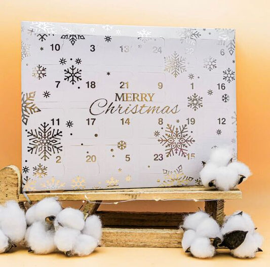 Calendrier de l'Avent fondants parfumés pour Noël