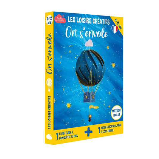 Coffret Créatif Montgolfière + Livret – L’Atelier Imaginaire