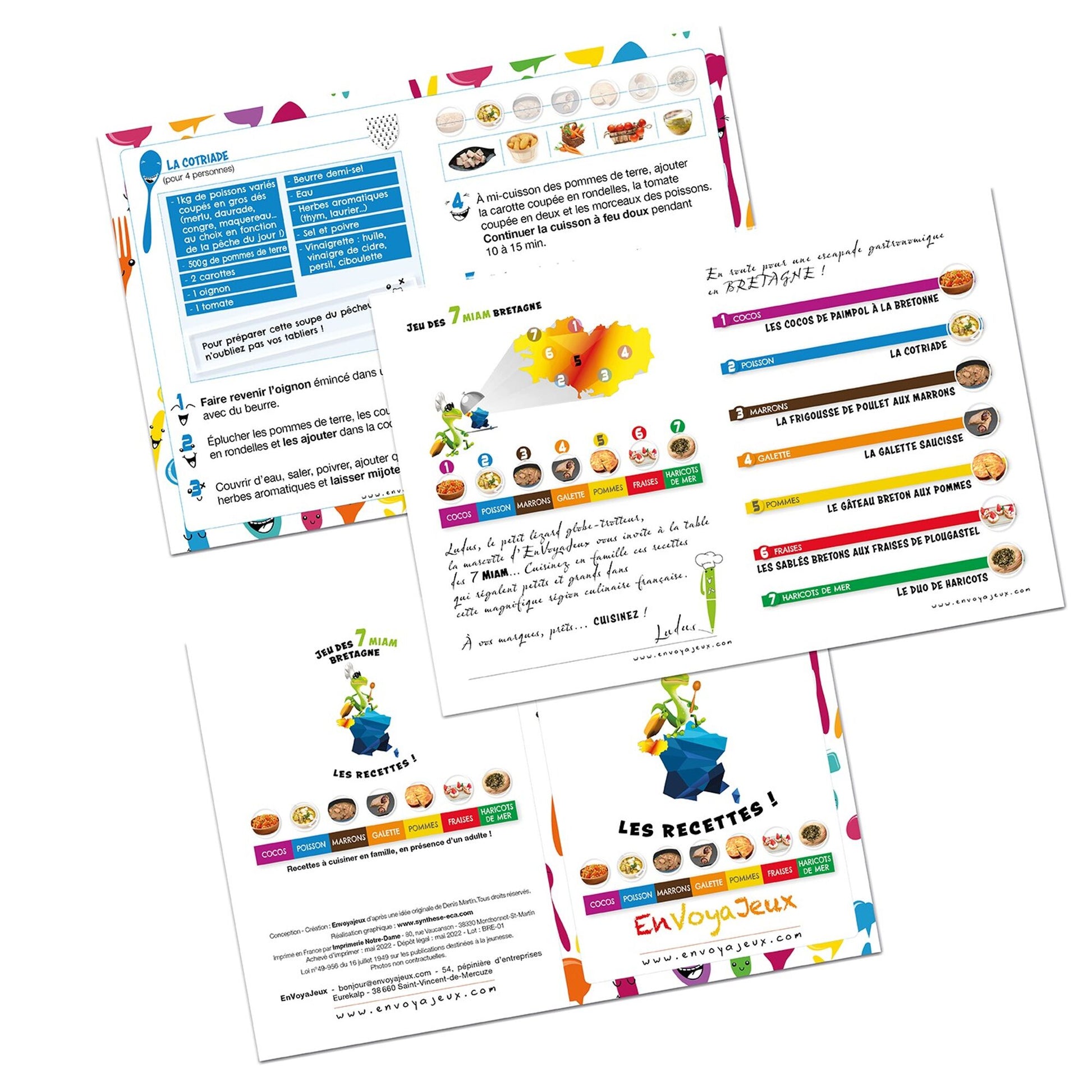 Jeu de Cartes 7 MIAM Bretagne – À la découverte des saveurs bretonnes