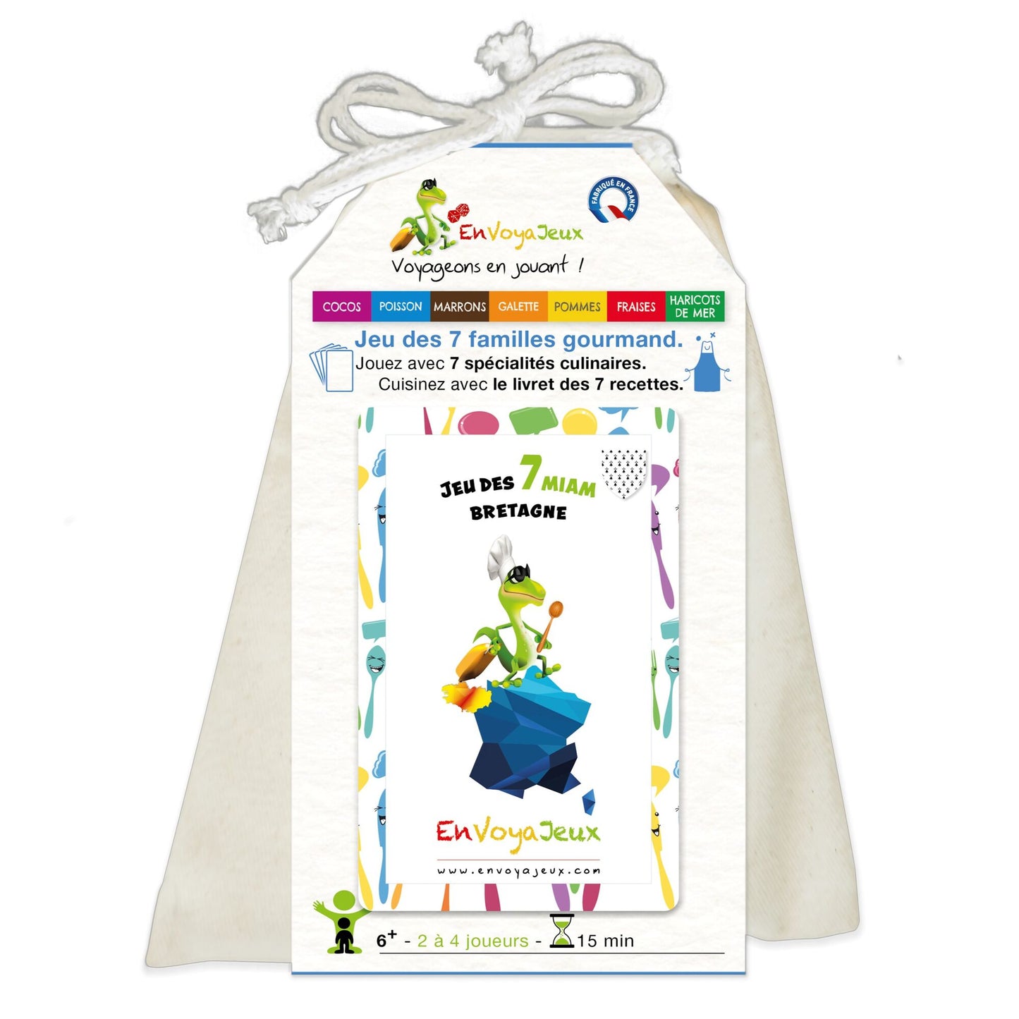 Jeu de Cartes 7 MIAM Bretagne – À la découverte des saveurs bretonnes