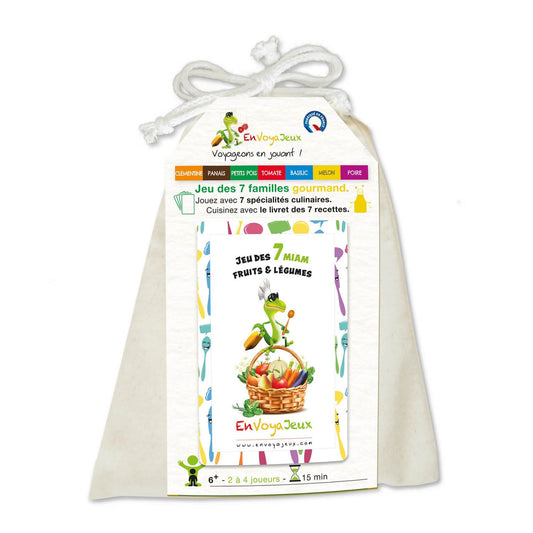 Jeu de Cartes 7 MIAM – Fruits & Légumes
