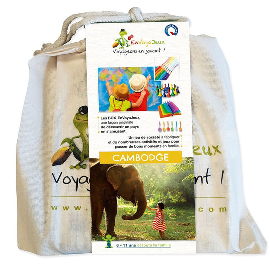 Kit d’activités éducatif – Voyageons en jouant Cambodge