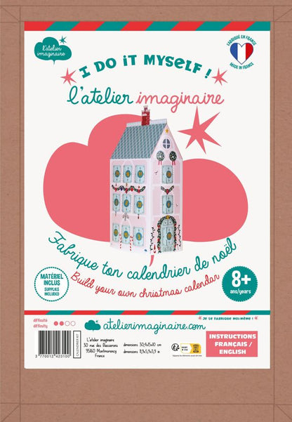 Kit Calendrier de l’Avent à Construire – Bilingue Français / Anglais