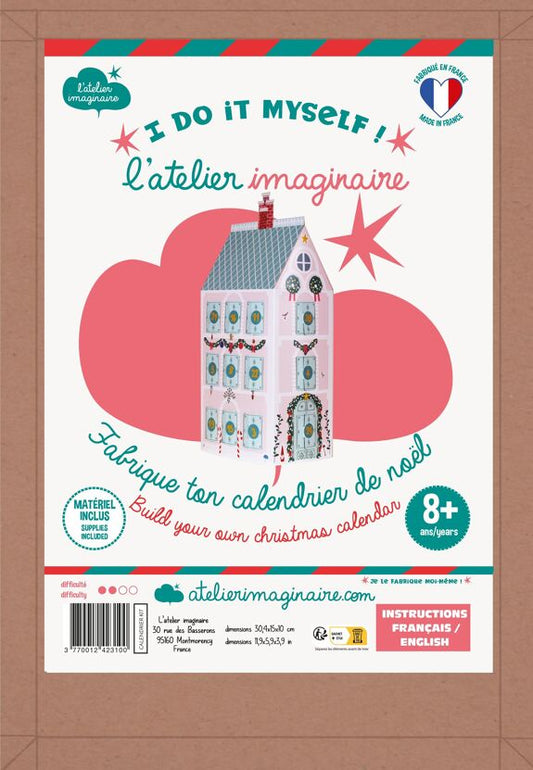 Kit Calendrier de l’Avent à Construire – Bilingue Français / Anglais