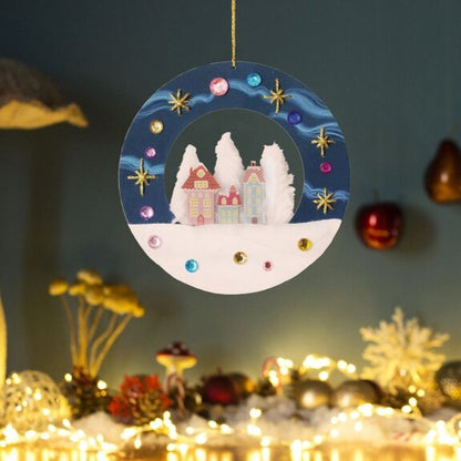 Coffret Créatif Couronne de Noël – Bilingue Français / Anglais