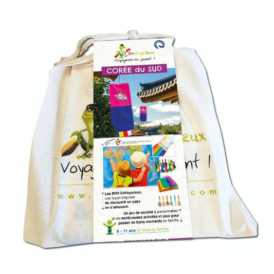 Kit multi-activités – Voyageons en jouant Corée du Sud